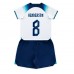 Cheap England Jordan Henderson #8 Home Football Kit Children World Cup 2022 Short Sleeve (+ pants)